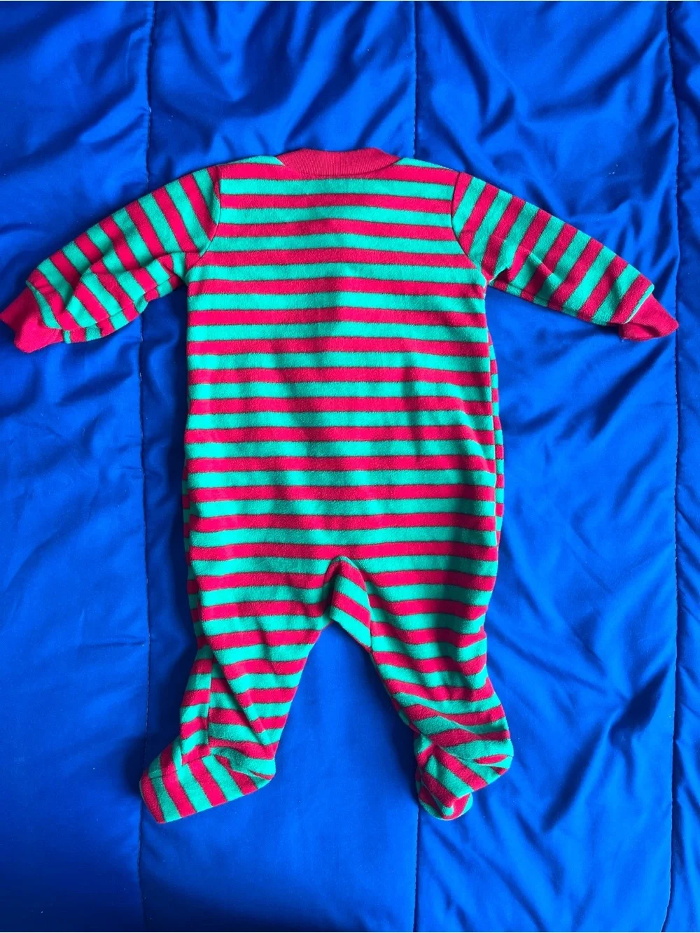 CARTER’S Baby Holiday Fleece Footed Pajamas (5) 0-3 Months